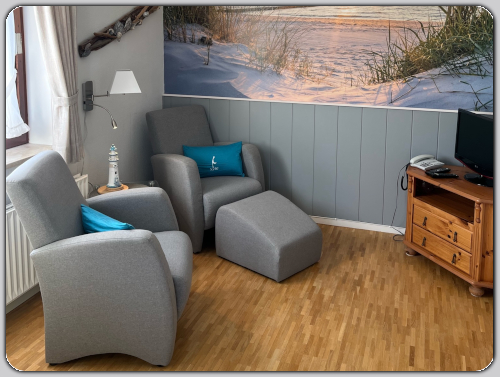 Wohnzimmer Appartement Wiese